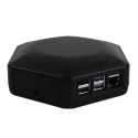 CAMDENBOSS ABS ROCK SBC Case for use with ROCK 4C+ and ROCK 5A Single Board Computers Black CBHEX1-ROCKX-BK