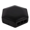 CAMDENBOSS ABS ROCK SBC Case for use with ROCK 4C+ and ROCK 5A Single Board Computers Black CBHEX1-ROCKX-BK