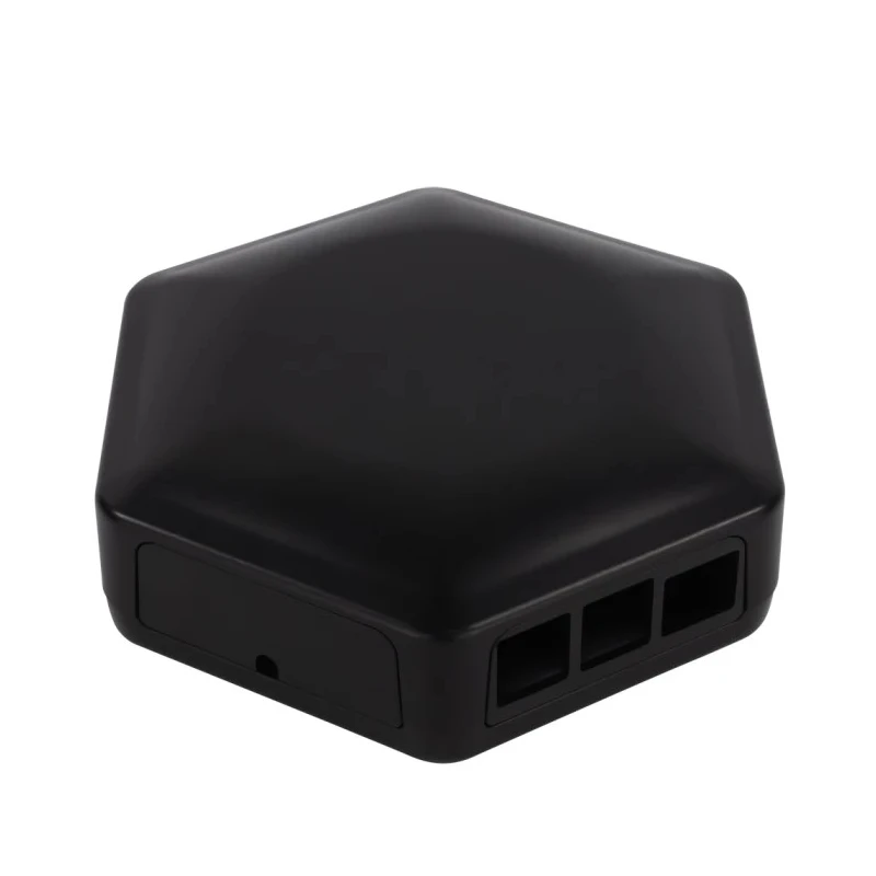 CAMDENBOSS ABS ROCK SBC Case for use with ROCK 4C+ and ROCK 5A Single Board Computers Black CBHEX1-ROCKX-BK