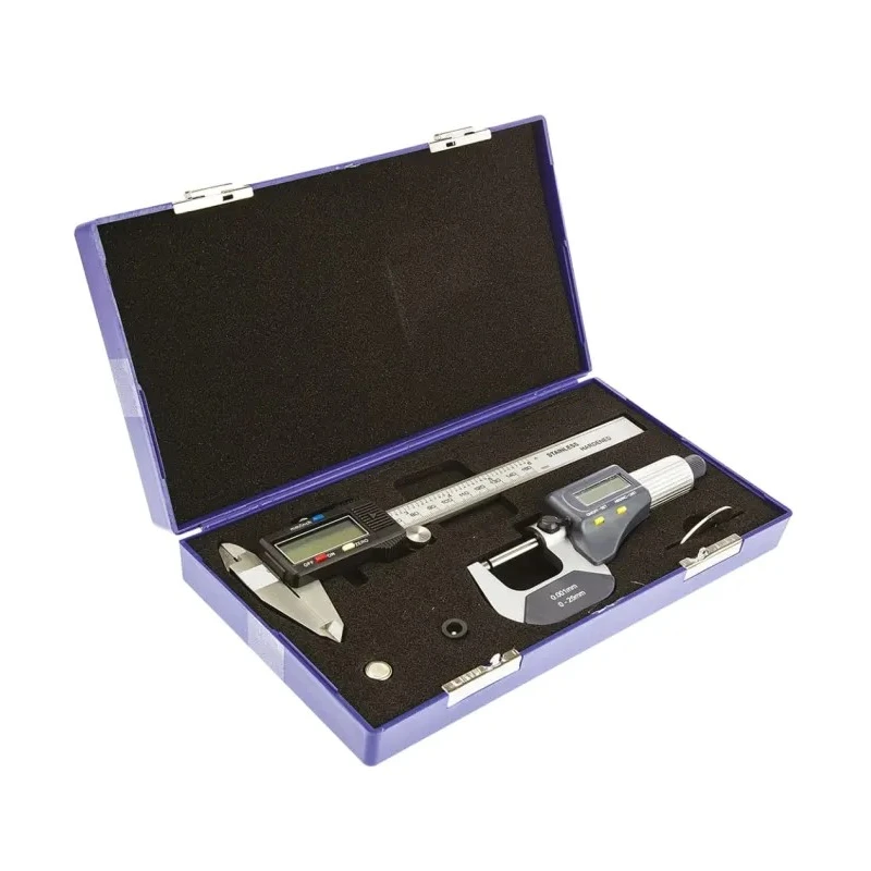 RS PRO Imperial and Metric Digital Caliper and Micrometer Measuring Set 150mm Caliper, 25mm Micrometer 243-6623