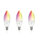 Deltaco 5 W E14 Smart Bulb RGB Warm White Cool White 6500k SH-LE14RGB-3P