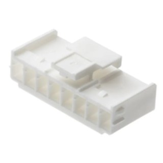 Molex Female Housing Plug 2 Way 2.5 mm Pitch 1 Row Straight Panel Mount Polyester Body 51163-0200