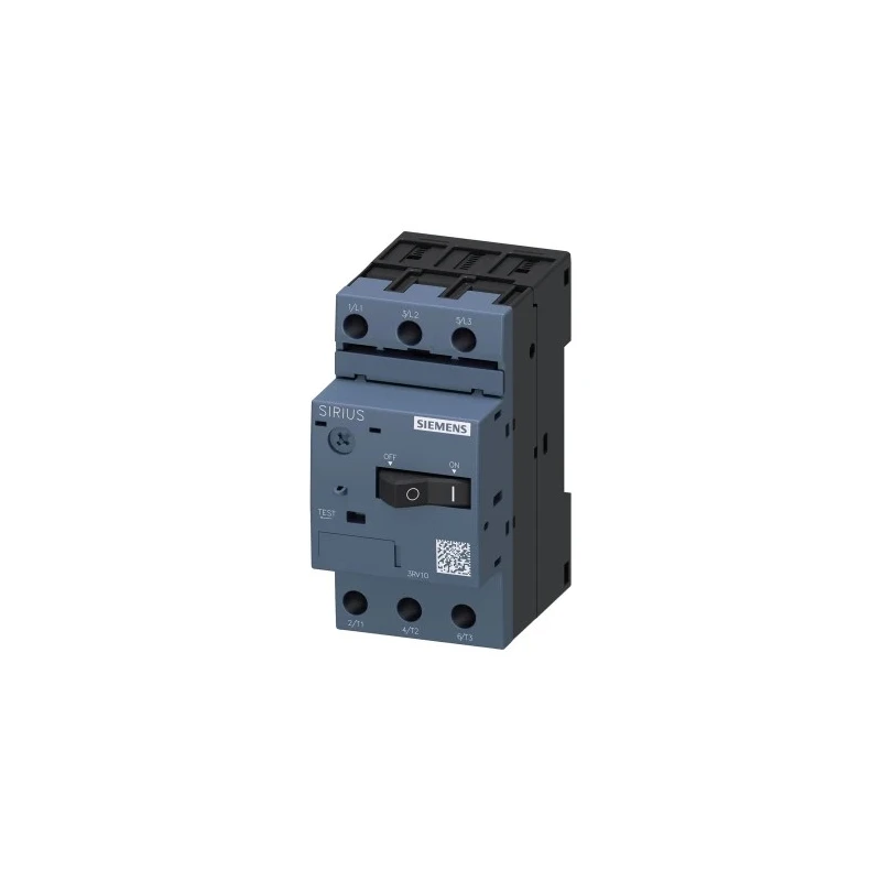 Siemens 3 Pole Motor Protection Circuit Breaker, 3.2A Current, 690V, IP20, -20°C to 60°C, 3RV1011-1DA10