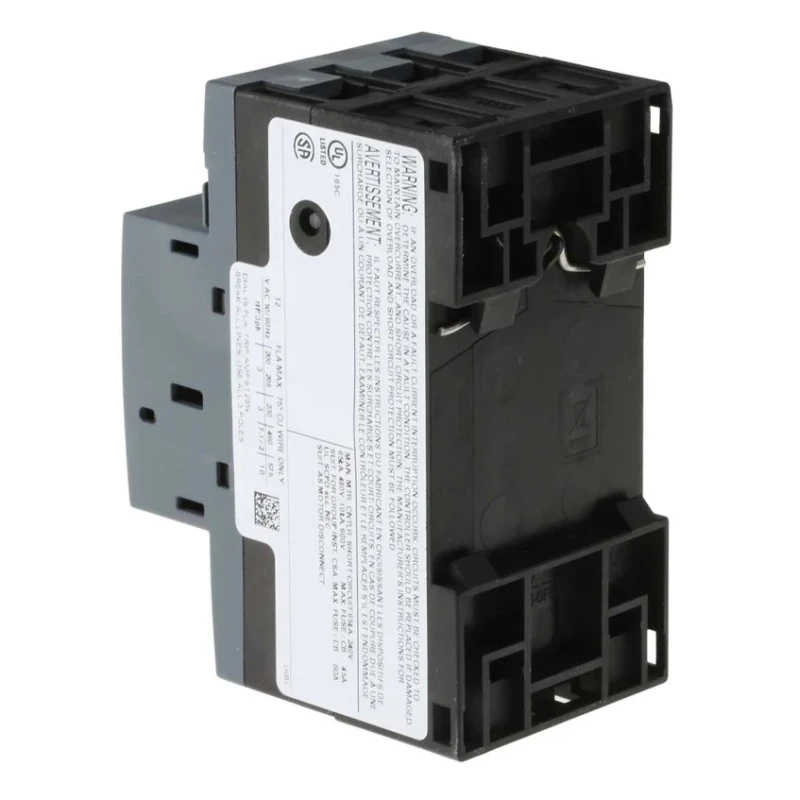 Siemens Motor Protection Circuit Breaker , 12A/9A Current Rating, 690V Supply Voltage, IP20, 3 Poles, -20°C to 3RV1011-1KA10