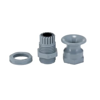 Lapp SKINTOP Series 100 Cable Gland, Polyamide, PG11 Thread Size, Cable Diameter 4mm to 10mm, IP68, Kit 53015420+53019020