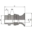 Lapp SKINTOP Series 50 Cable Gland Kit PG13.5 Thread Size, Polyamide, IP68, 6-12mm Cable Diameter 53015430+53019030