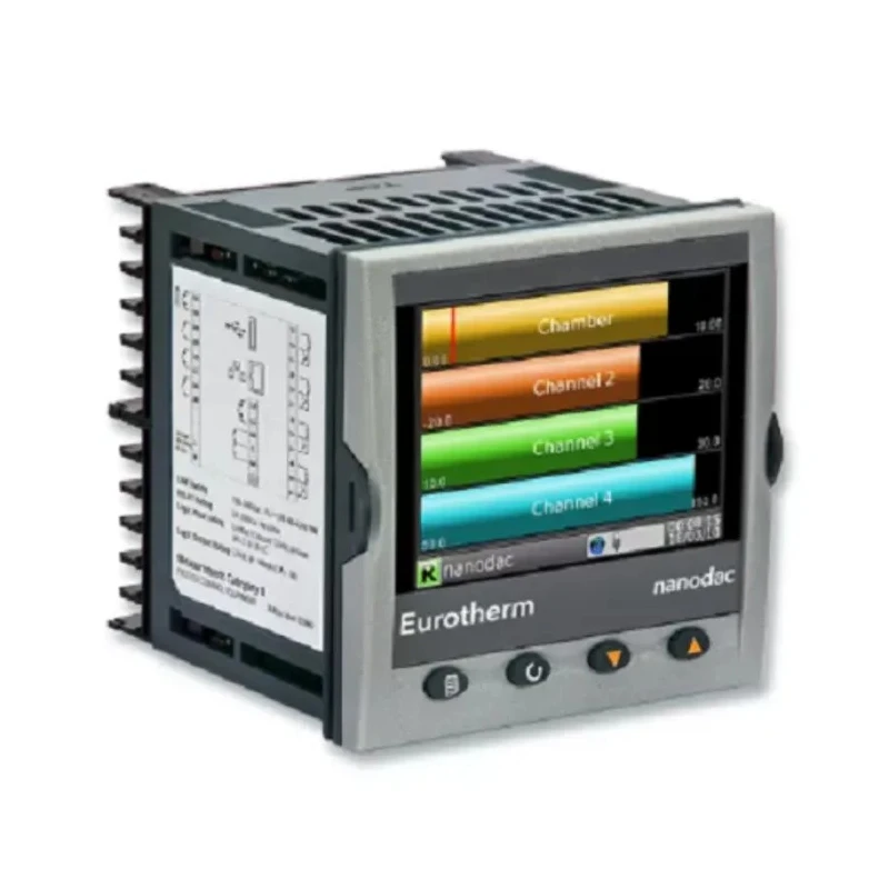 Eurotherm 3-Channel Graphical Graphic Recorder Millivolt Voltage Resistance Current Temperature NANODAC/VH/X/X/RDD/B
