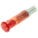 Signal Construct Red Panel Mount LED Indicator 5 mm, Solder Tab, IP67, 28V SKGD05004