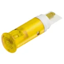 Signal Construct Yellow Panel Mount LED Indicator 5 mm, Solder Tab Termination, IP67, 24-28V SKGD05104