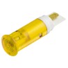 Signal Construct Yellow Panel Mount LED Indicator 5 mm, Solder Tab Termination, IP67, 24-28V SKGD05104