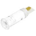 Signal Construct White Panel Mount LED Indicator 5 mm, Solder Tab, IP67, 12-14V SKGU05602