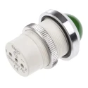Signal Construct LED Green Panel Mount Indicator with Screw Termination 22 mm Mount Hole Size SMQD22738