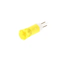 Signal Construct Yellow Panel Mount Indicator Flush Bezel 24V 28V 10mA SKGH10124