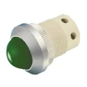 Signal Construct LED Green Panel Mount Indicator 22 mm Mount Hole Size 24-28 V Screw Termination SMSD22734