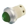 Signal Construct LED Green Panel Mount Indicator 22 mm Mount Hole Size 24-28 V Screw Termination SMSD22734