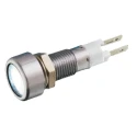 Signal Construct Panel Mount LED Green, Red Indicator, Tab Termination, IP67, 8 mm Mount Hole, 24-28V SMLU08612