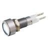Signal Construct Panel Mount LED Green, Red Indicator, Tab Termination, IP67, 8 mm Mount Hole, 24-28V SMLU08612