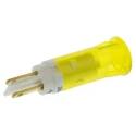 Signal Construct Yellow Panel Mount Indicator 230V 2.5mA Flush Bezel SKGU10128