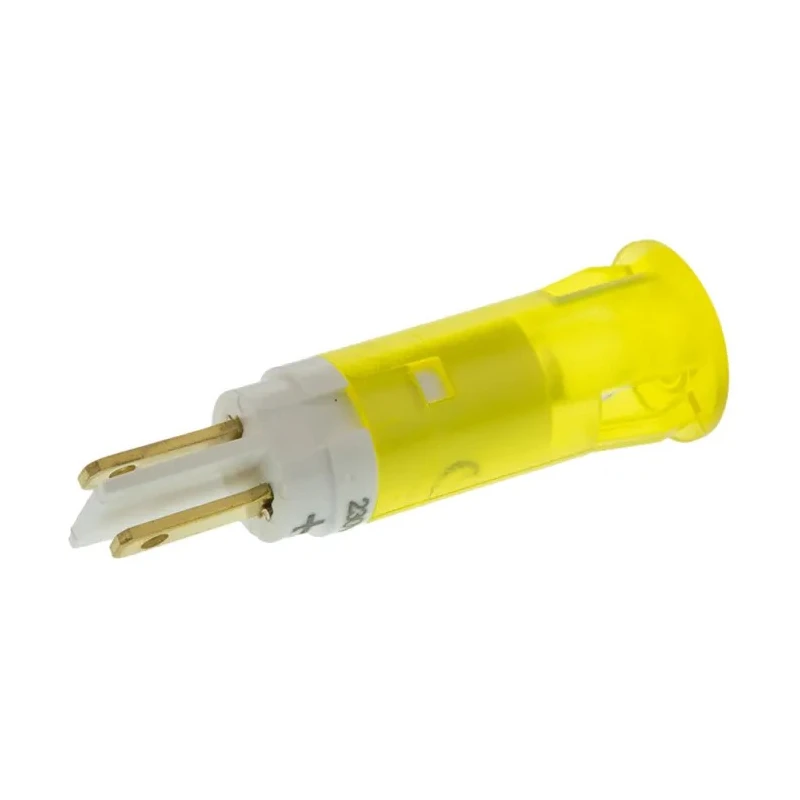 Signal Construct Yellow Panel Mount Indicator 230V 2.5mA Flush Bezel SKGU10128
