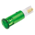 Signal Construct Green Panel Mount Indicator 24V 28V 10mA Flush Mount SKGH10724A