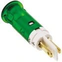 Signal Construct Green LED Panel Mount Indicator, 10 mm Mount Hole, Tab Termination, IP67, SKGU10728