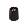 Elma Potentiometer Knob Black Polyamide 10 mm Outside Diameter, 4 mm Shaft Diameter 021-2320