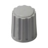 Elma Potentiometer Knob 21 mm Outside Diameter, 6 mm Shaft Diameter, Polyamide Material, Grey 020-4510