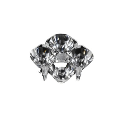 Ledil SPORT-2X2 Series 4-Way LED Lens Spot Beam Clear Polymethyl Methacrylate Round 3.4mm Diameter C17991_SPORT-2X2-S1
