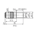 Mitutoyo Long Working Distance Lens for Microscope 378-822-5