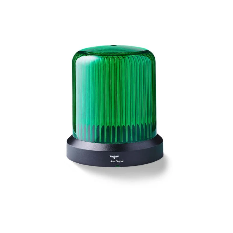 AUER Signal RDC Series Green LED Beacon 240V AC Steady Light Tube Mount IP66 850506313