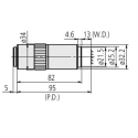Mitutoyo Long Working Distance Lens for Microscope 378-805-3