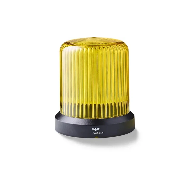 AUER Signal RDC Series Yellow LED Beacon 24V AC/DC Steady Light Effect, Horizontal Wall Vertical Tube Mount, IP66 850507405