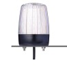 AUER Signal Industrial Clear LED Beacon 240V AC/DC, Flashing Steady Light, Horizontal Tube Mount, IP67 IP69 PCH 860504313
