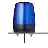 AUER Signal LED Beacon with Blue Lens, Polycarbonate Housing, 240V AC/DC, IP67 IP69 Rated, Flashing and Steady 860505313