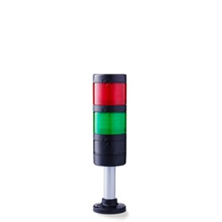 AUER Signal Modul-Perfect 70 Series Green, Red Signal Tower Multitone Module 2 Lights 24V AC/DC Tube PC7-Q02