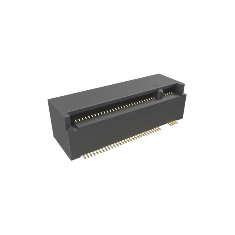 Amphenol Communications Solutions M.2 Gen 5 Series Right Angle Edge Connector Female, Board Mount, 67-Contacts MDT670M01501