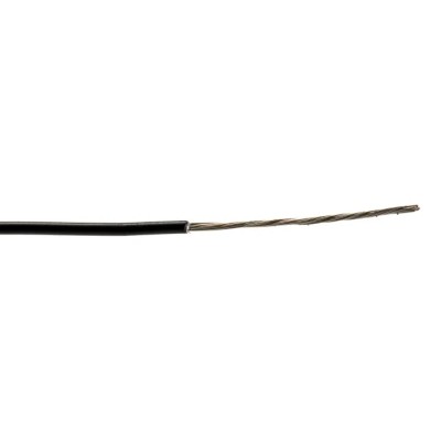 TE Connectivity 100 g Series Black Harsh Environment Wire Polymer Insulation 100 m 100G0111-0.75-0