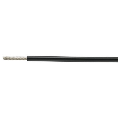 TE Connectivity 100 g Series Black Harsh Environment Wire, Polymer Jacket, 100 m Length, Tinned Copper 100G0111-1.50-0