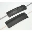 Vulcascot 3 m Black Rubber Cable Cover, 16 mm Inside Diameter, 98 mm Width Snap Fit Series 26100330
