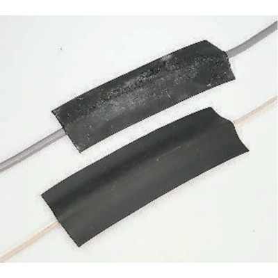 Vulcascot 3 m Black Rubber Cable Cover, 16 mm Inside Diameter, 98 mm Width Snap Fit Series 26100330