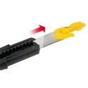 Stanley Safety Knife with Snap-off Blade Retractable 7 Blade Segments Light Duty 18mm Blade Width 165mm Length 0-10-151