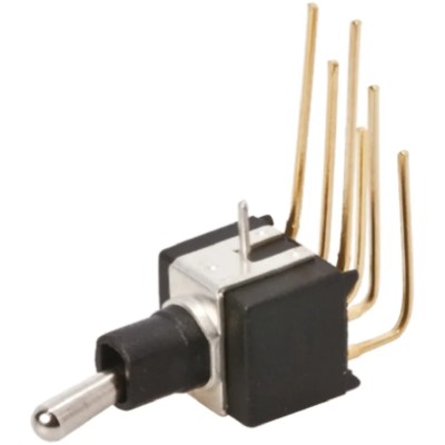APEM Toggle Switch PCB Mount On-On DPDT Through Hole Terminal 20 V dc 20 V ac TL46WW050