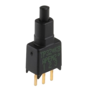 APEM TP Series Push Button Switch, Momentary, PCB Mount, SPST, 20 V dc 20 V ac TP32P0080