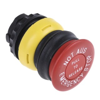 Bartec ComEx Series Momentary Emergency Stop Push Button 30mm Cutout Thermoplastic IP67 IP66 05-0003-000800