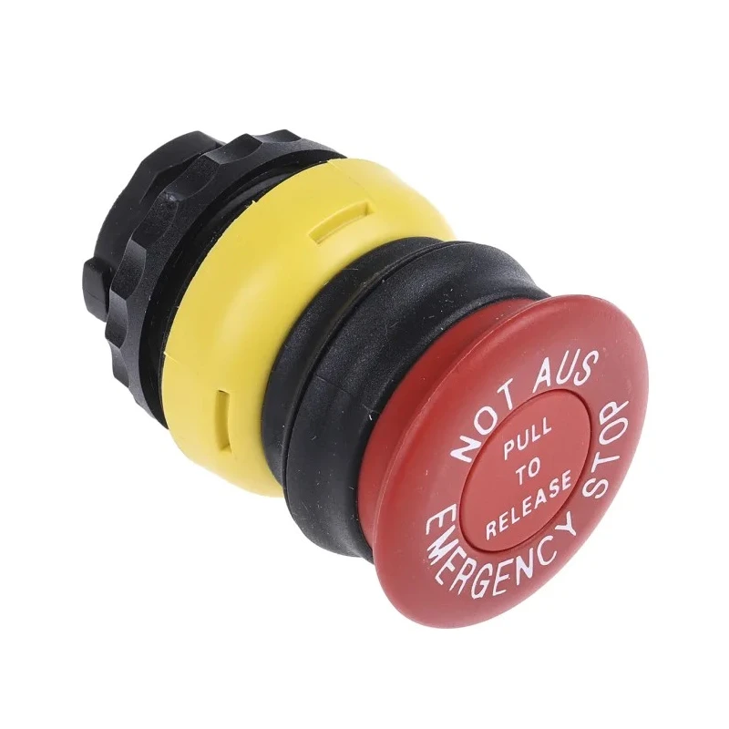 Bartec ComEx Series Momentary Emergency Stop Push Button 30mm Cutout Thermoplastic IP67 IP66 05-0003-000800