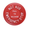 Bartec ComEx Series Momentary Emergency Stop Push Button 30mm Cutout Thermoplastic IP67 IP66 05-0003-000800