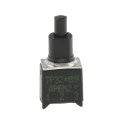 APEM TP Series Momentary Push Button Switch, Black Actuator, PCB Mount, SPST, 400mA, 20V TP32W0080