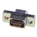 RS PRO 9 Way Straight Panel Mount D-Sub Connector Male 3A Current, D Shell, Gold Plated Contacts 244-3746