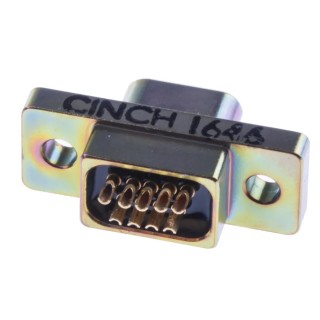 RS PRO 9 Way Straight Panel Mount D-Sub Connector Male 3A Current, D Shell, Gold Plated Contacts 244-3746