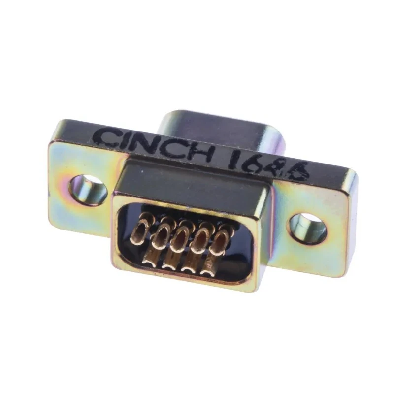 RS PRO 9 Way Straight Panel Mount D-Sub Connector Male 3A Current, D Shell, Gold Plated Contacts 244-3746
